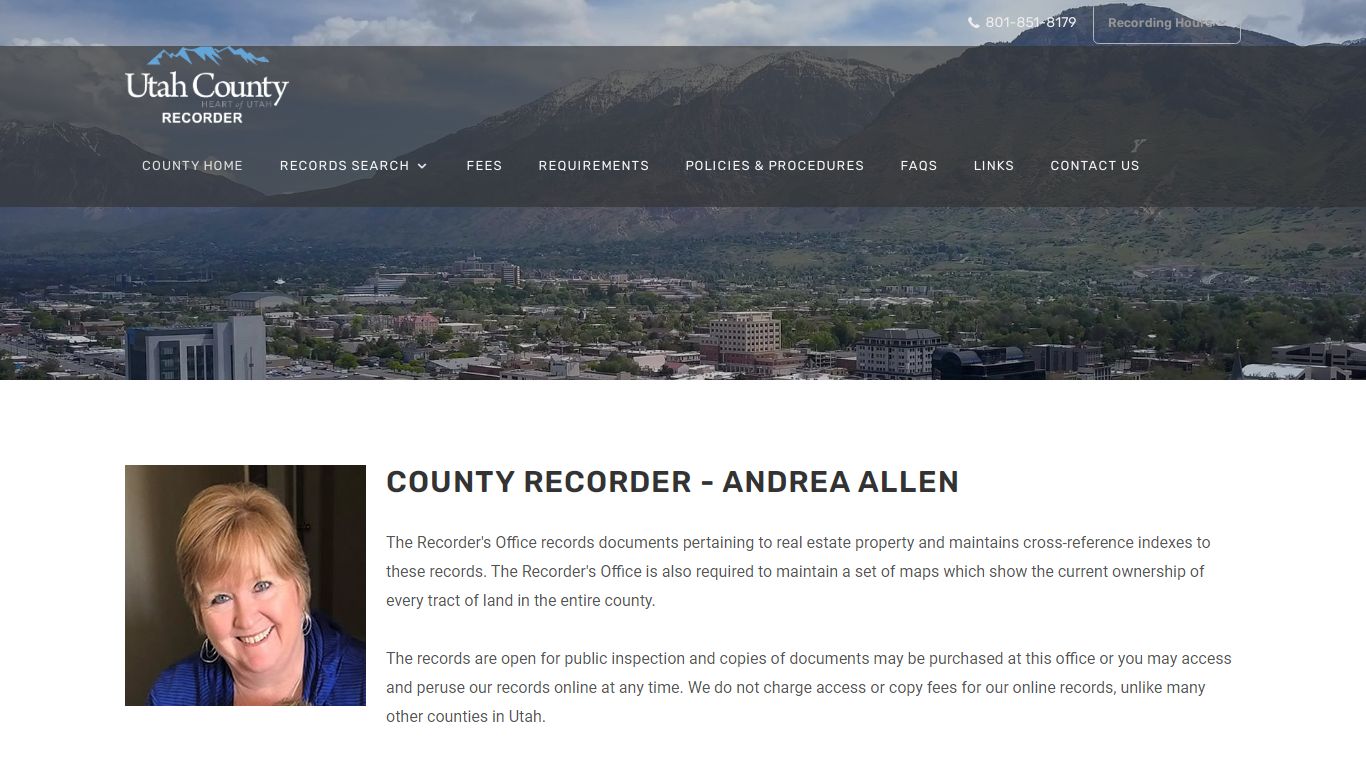 Utah County Recorder